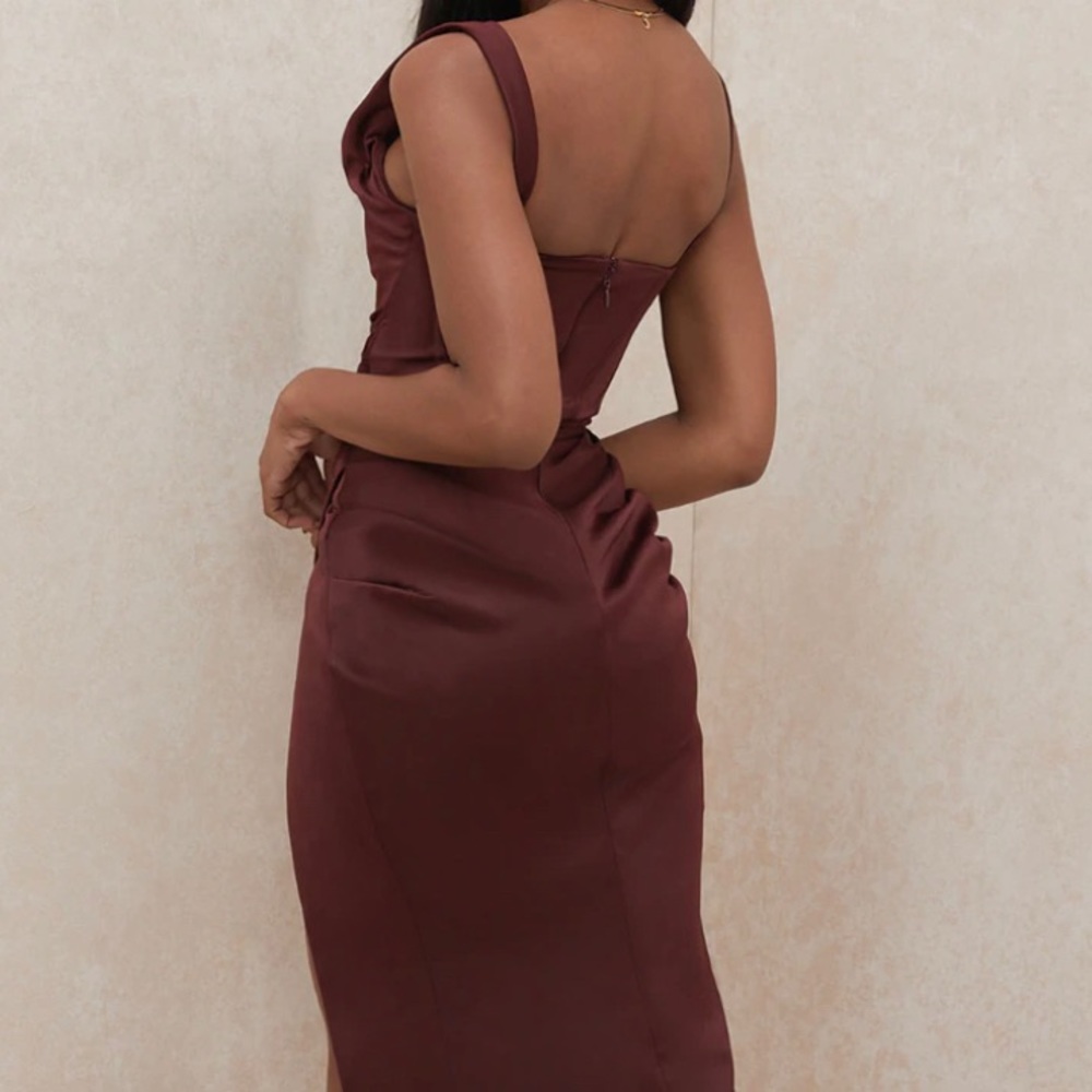 Cranberry Cocktail Dress - Picture 2 of 8